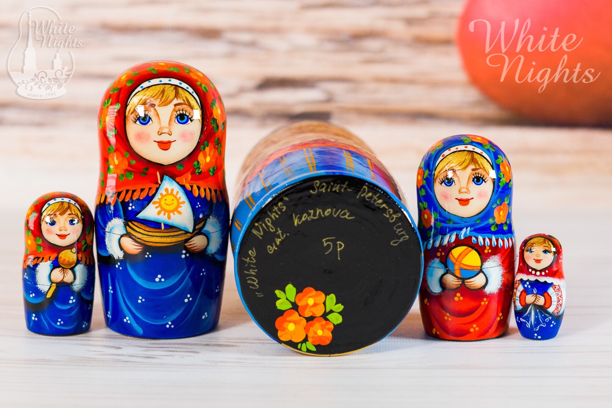 Russian Boy Kids Toys Nesting dolls 5 pieces Children Winter Etsy