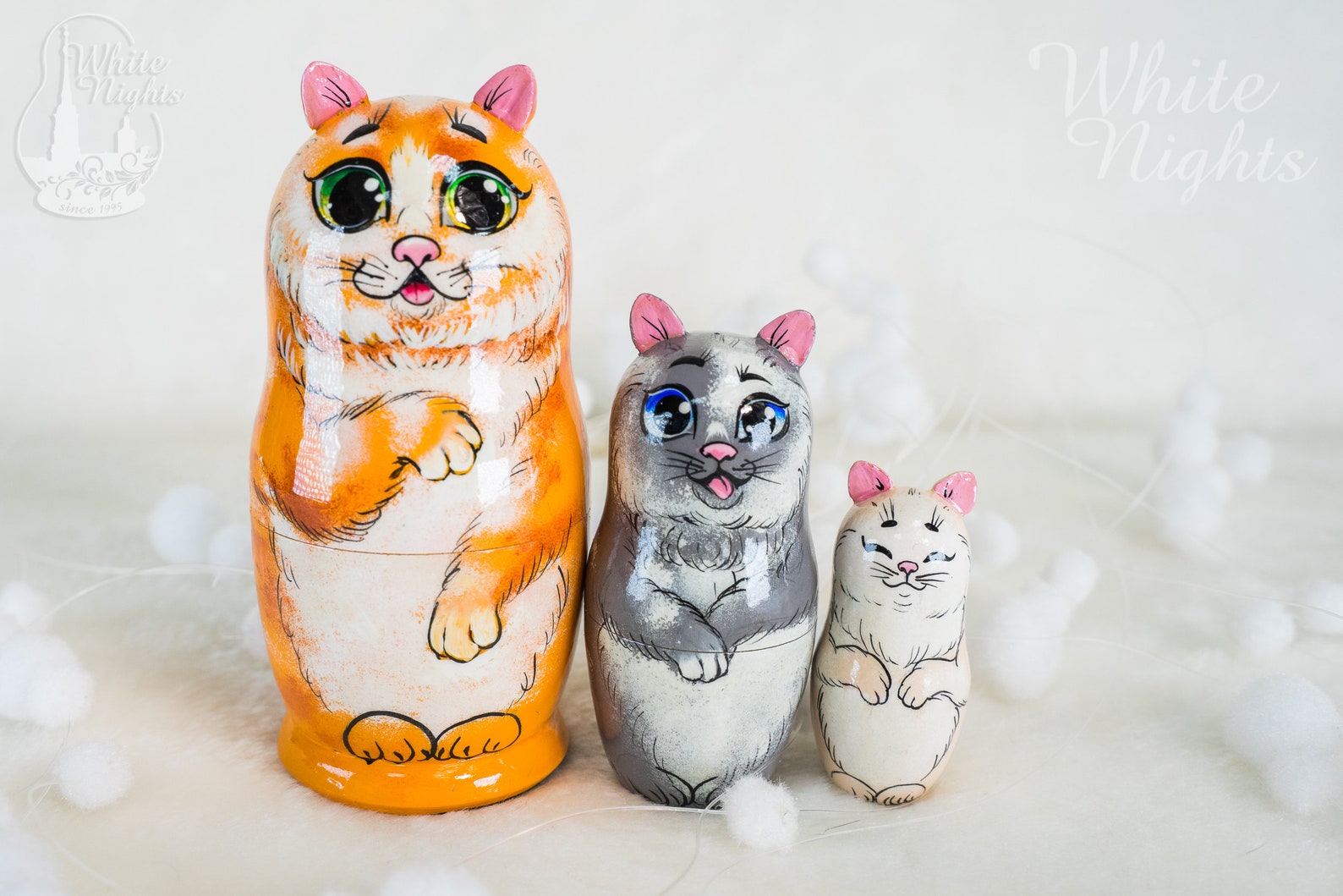 cat nesting dolls
