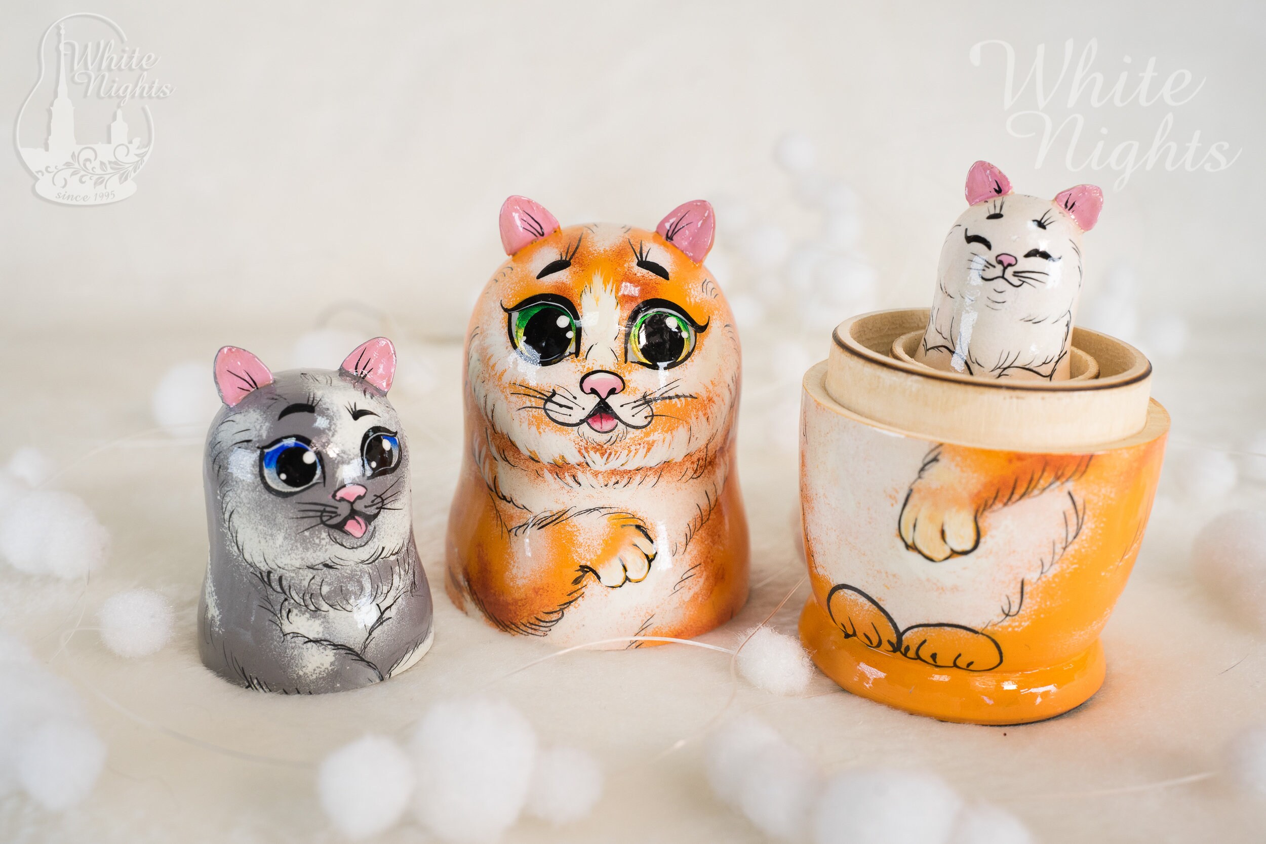 cat nesting dolls