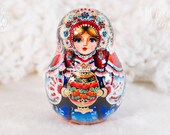 Roly-poly, Russian traditional doll, Matryoshka, Music doll, Samovar, Tea drinking