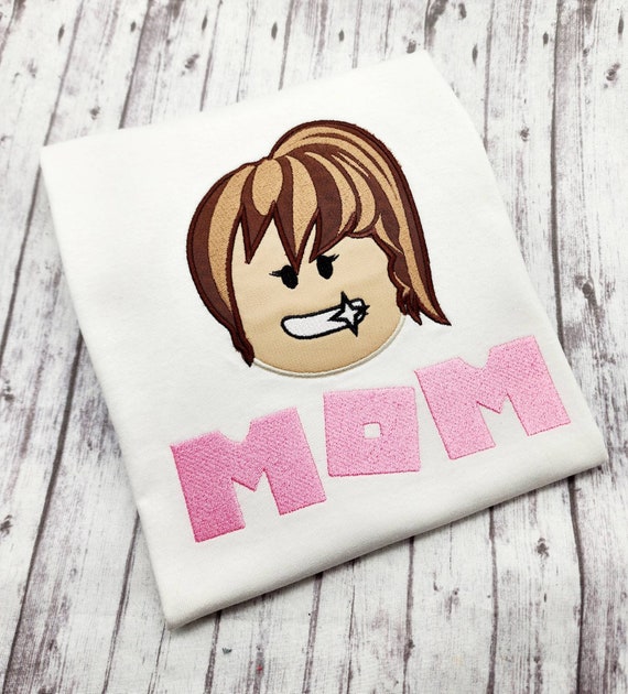 MOM Coordinating Shirt for Roblox Themed Birthday Roblox 