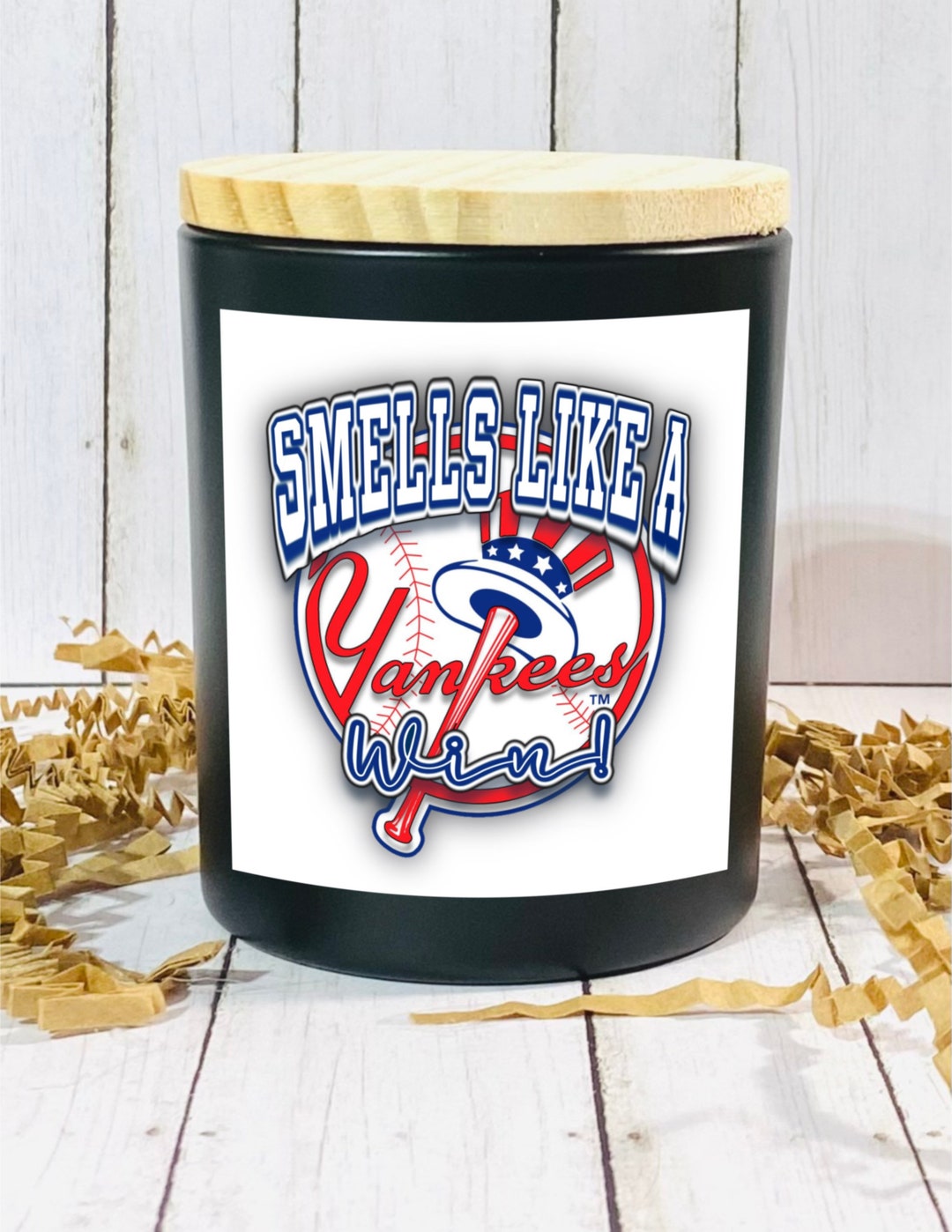 Smells Like a New York Yankees WIN 6 Oz Scented Candle Etsy