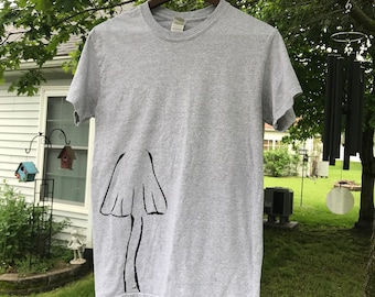Paddestoel grafisch T-shirt
