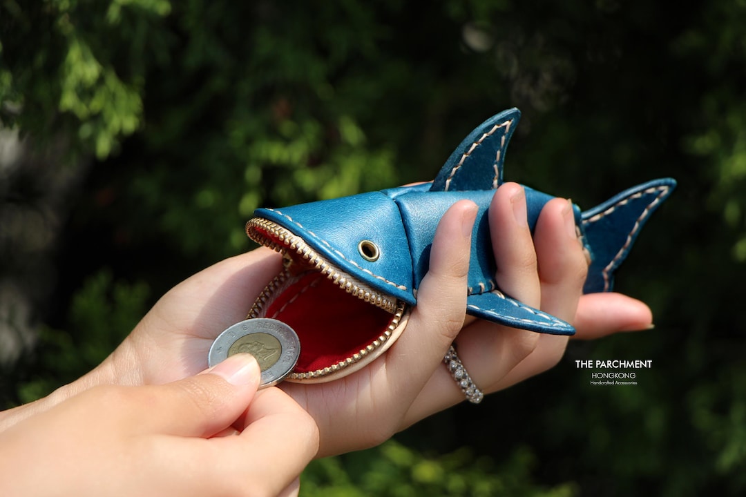 Leather Shark Coin Purse Ver2020 Pattern, Leather Pdf, Leather