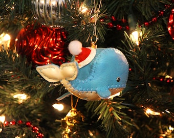 Leder Wal Ornament Muster, Leder PDF, Leder Muster, DIY Leder Vorlage, Weihnachtsgeschenk, Leder Plüsch Muster