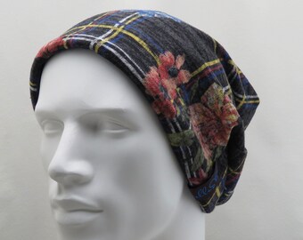 Seattle Grunge Beanie: Multi-Functional Hachi Print - Made in USA