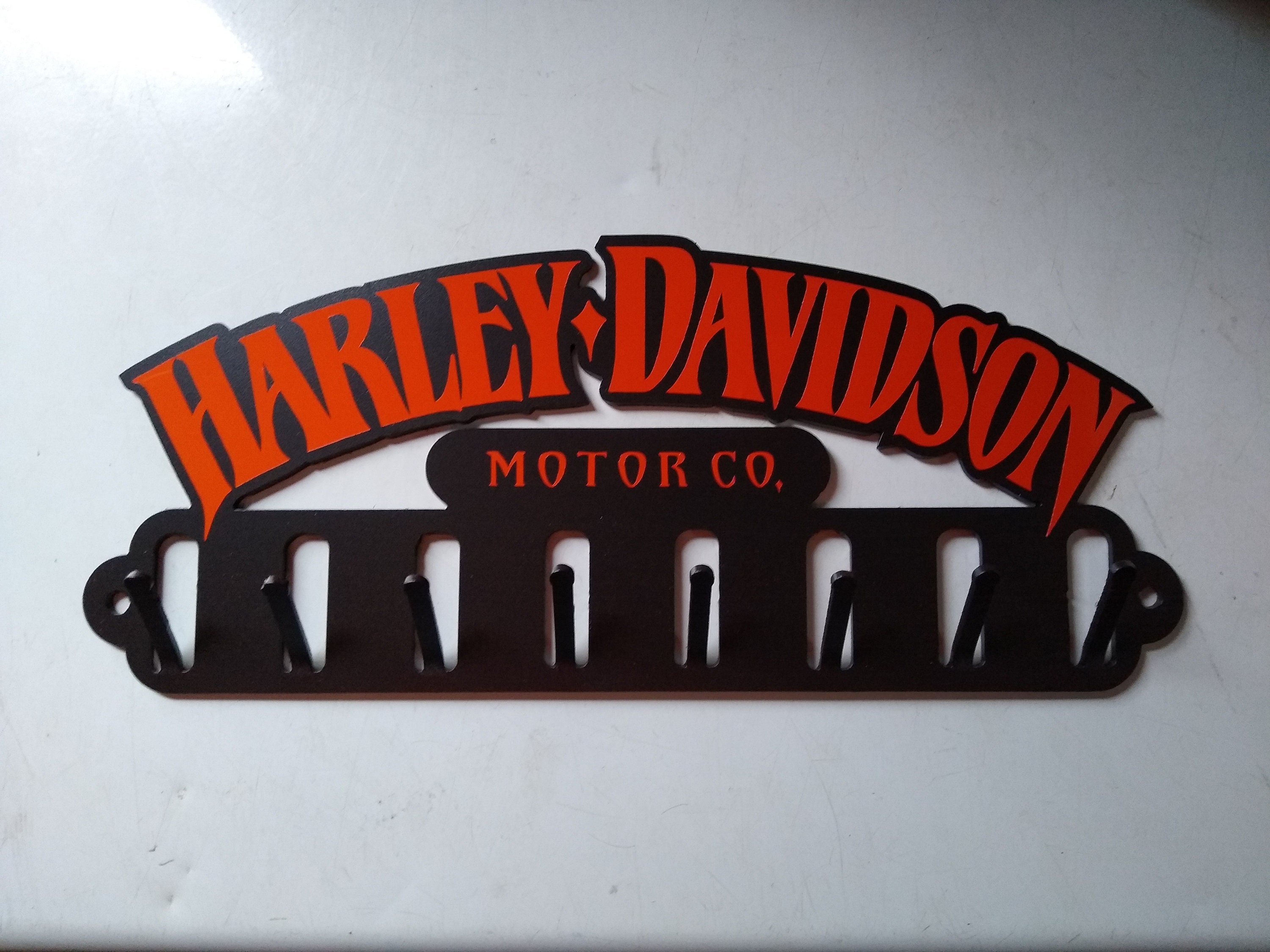 Harley Davidson Motorcycle Wooden Key Holder For Wall Wall atelier