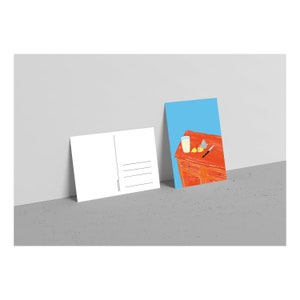 Carte postale Eau chaude de citron (DOPPELPACK)