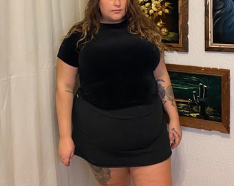 jersey dress 90s plus size