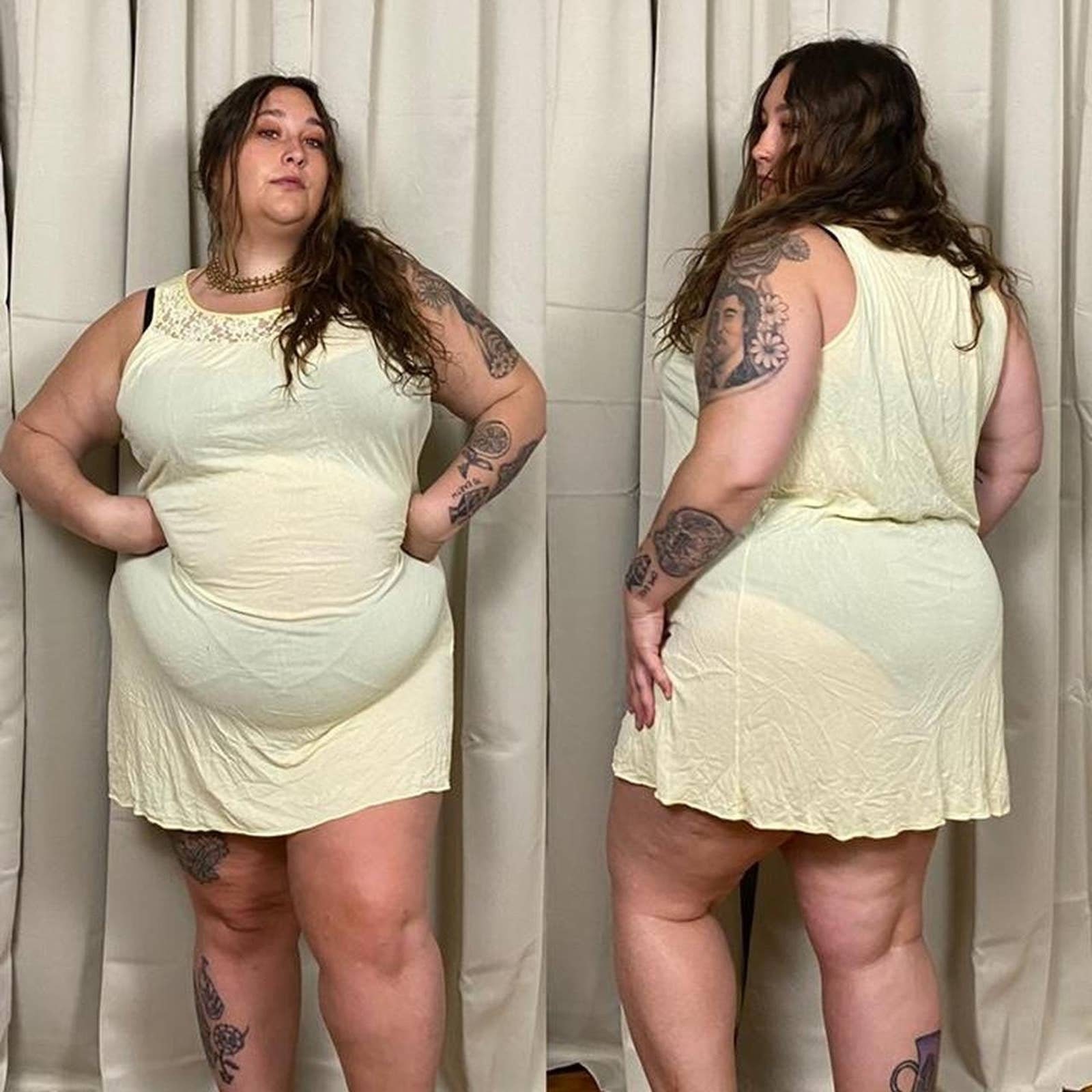 Buy 50s 70s Yellow Rayon, Lace Neckline Nightie. Good Condition, Worn.  Repaired a Small Hole in the Back. Plus Size Vintage Intimates. Online in  India - Etsy