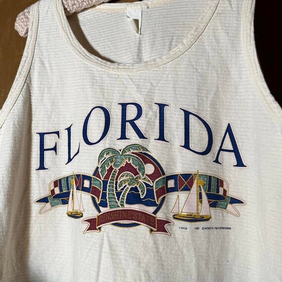 90s Florida Tank. Tag is indiscernible. Good cond… - image 8