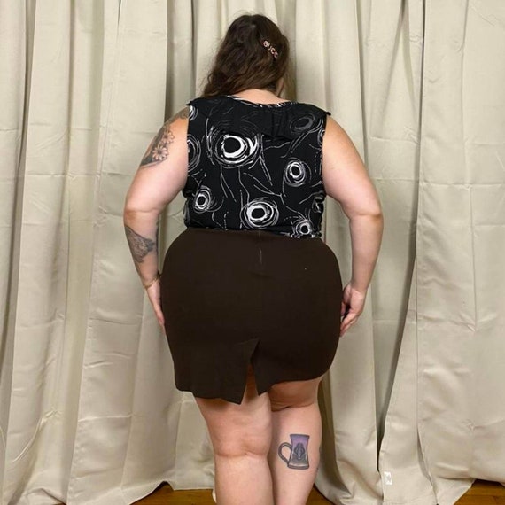 Lane bryant top black ruffle skirt