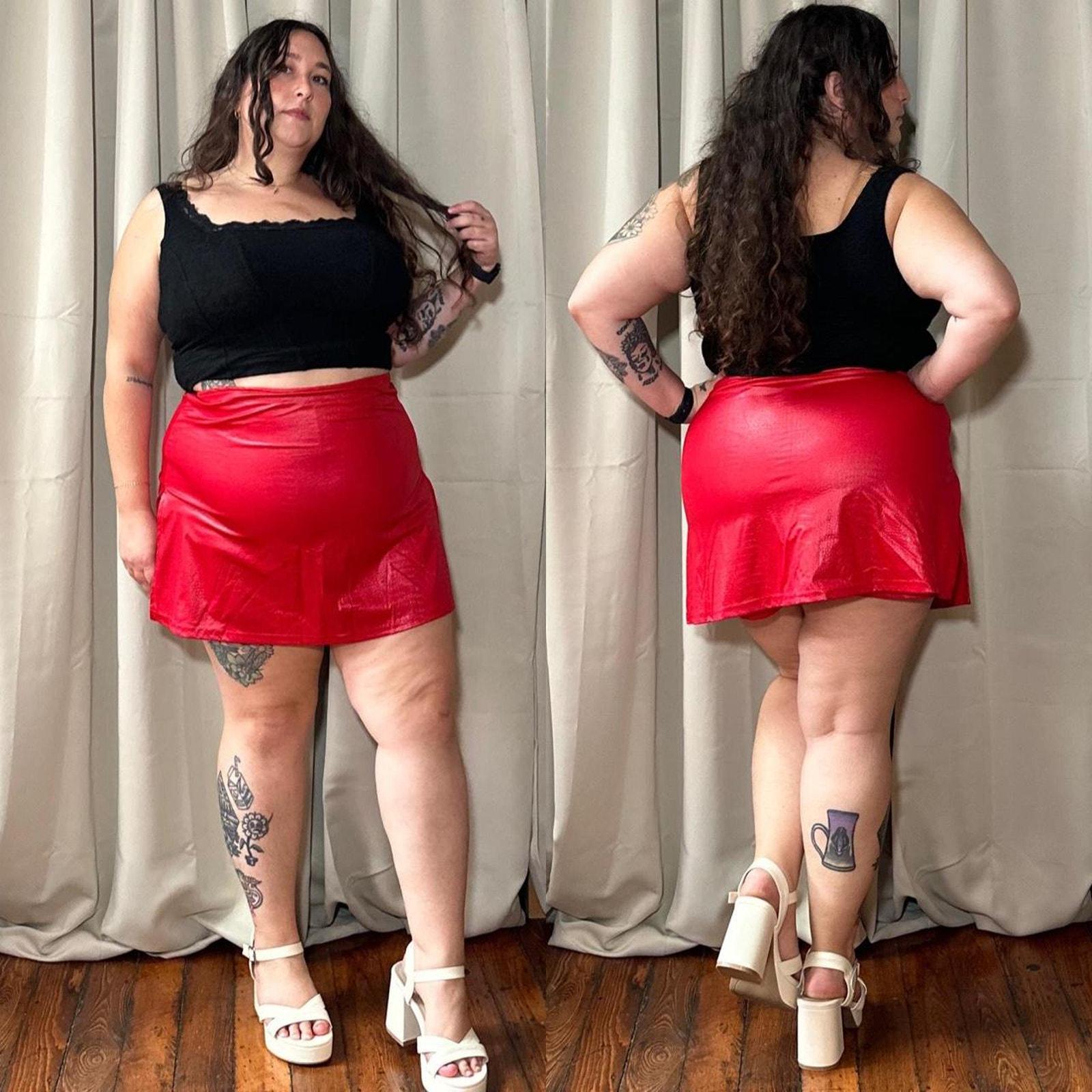 Faux Snakeskin Skirt Etsy