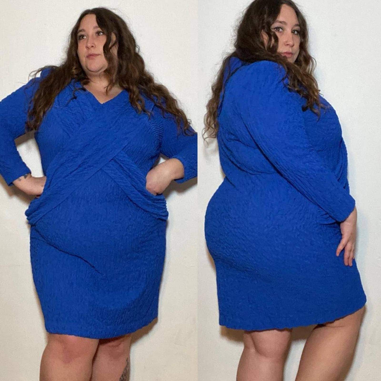 bbw bodycon dress Pull Up Mini Dress (Dusty Rose) main image 0