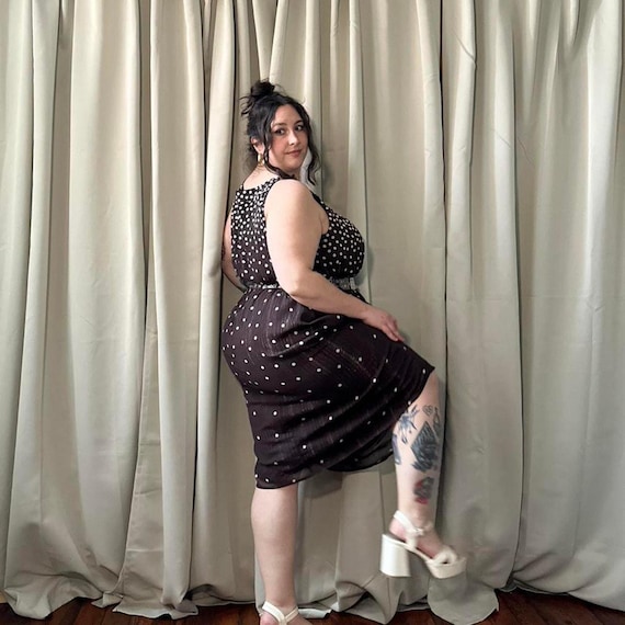 Midi Dresses Amazon Vintage Dresses Plus Size 2000s Polkadot Midi Dress: Plus Size Vintage Catherines 4X Midi Dresses Amazon Vintage Dresses Plus Size 2000s Polkadot Midi Dress: Plus Size Vintage Catherines 4X