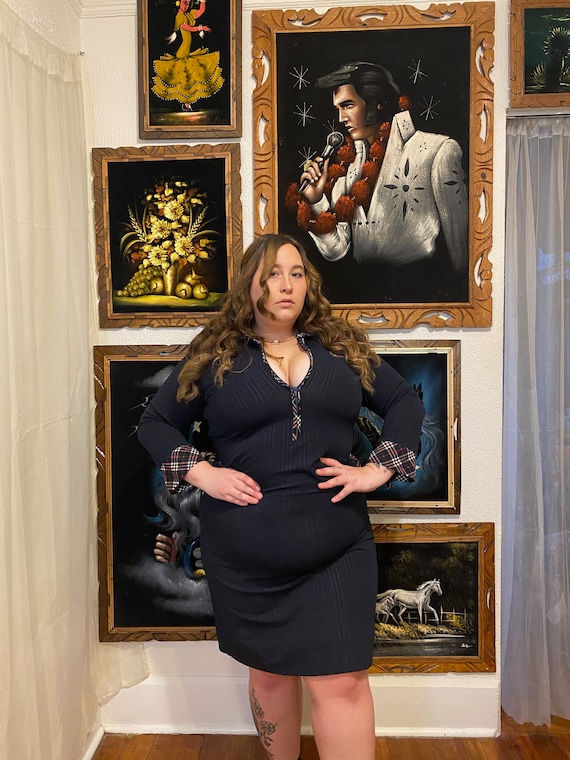1970s 70s Plus size Vintage Sailor Dress | Gucci s
