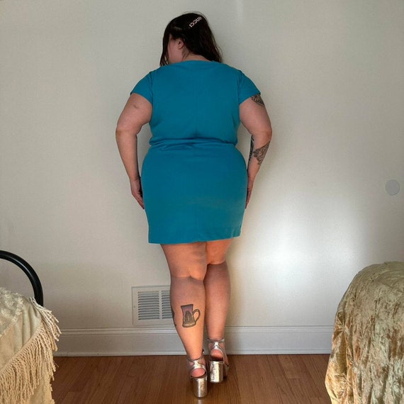 turquoise blue dress plus size Beautybatik Turquoise Women Solid Caftan Kaftan Loungewear Maxi Plus Size Long Loose Dress 4X, Women's, Size: 4XL, Blue
