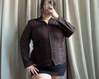 Barbour Women L2006 Peplum Short Jacket Waxed Cotton Olive Green