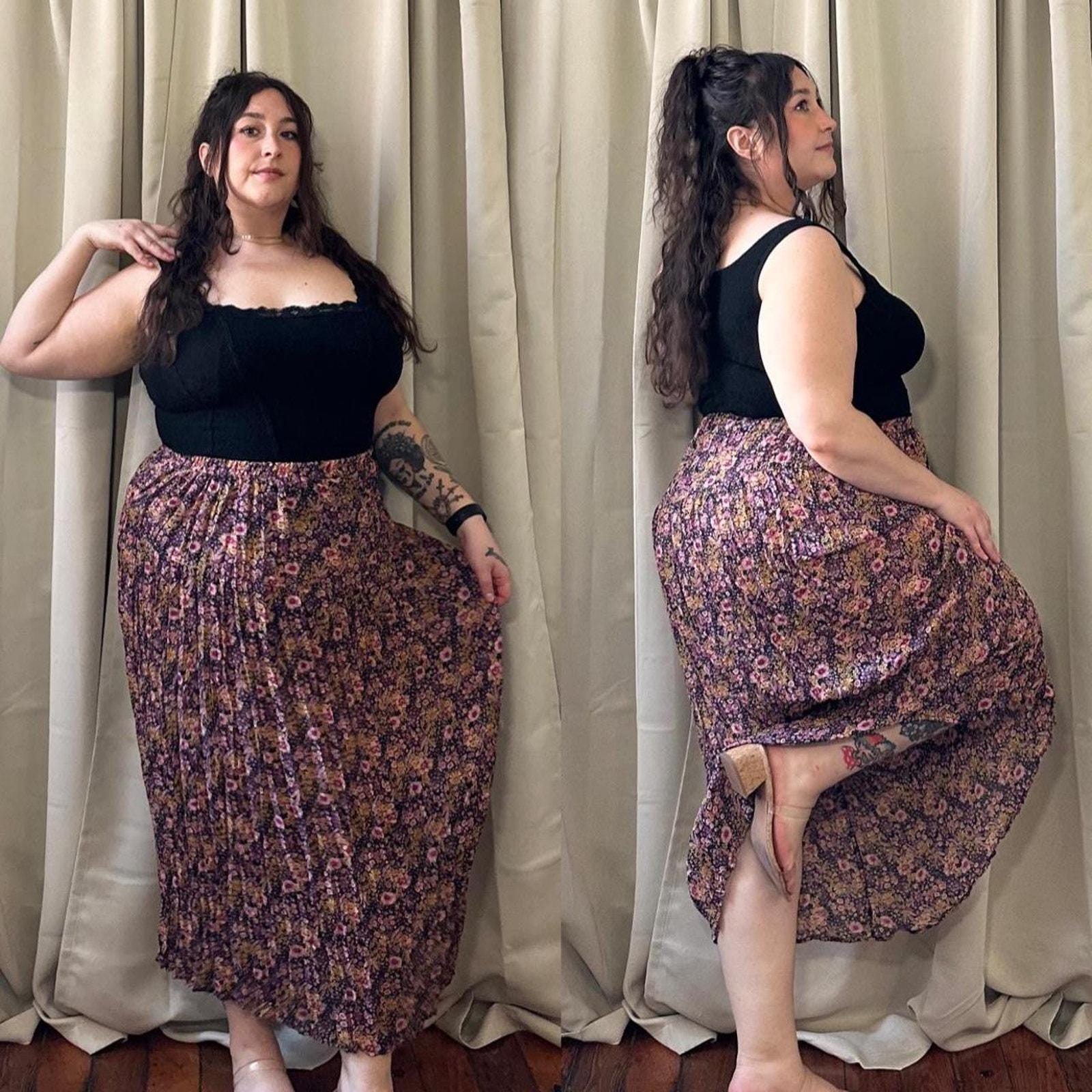 80s Pleated Skirt - Etsy 80s Pleated Skirt - Etsy