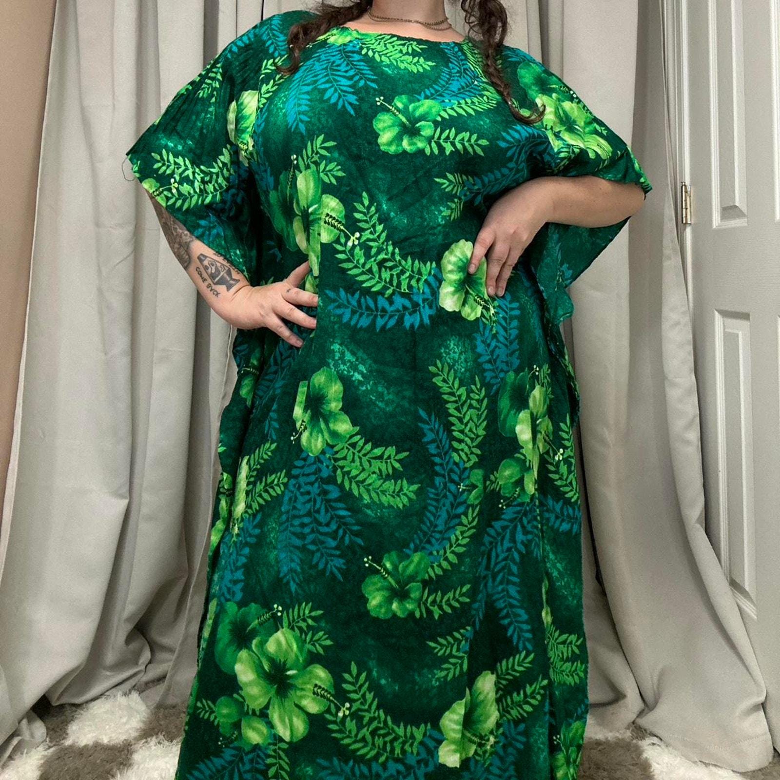 Plus Size Maxi Hawaiian Dresses for Women - Etsy