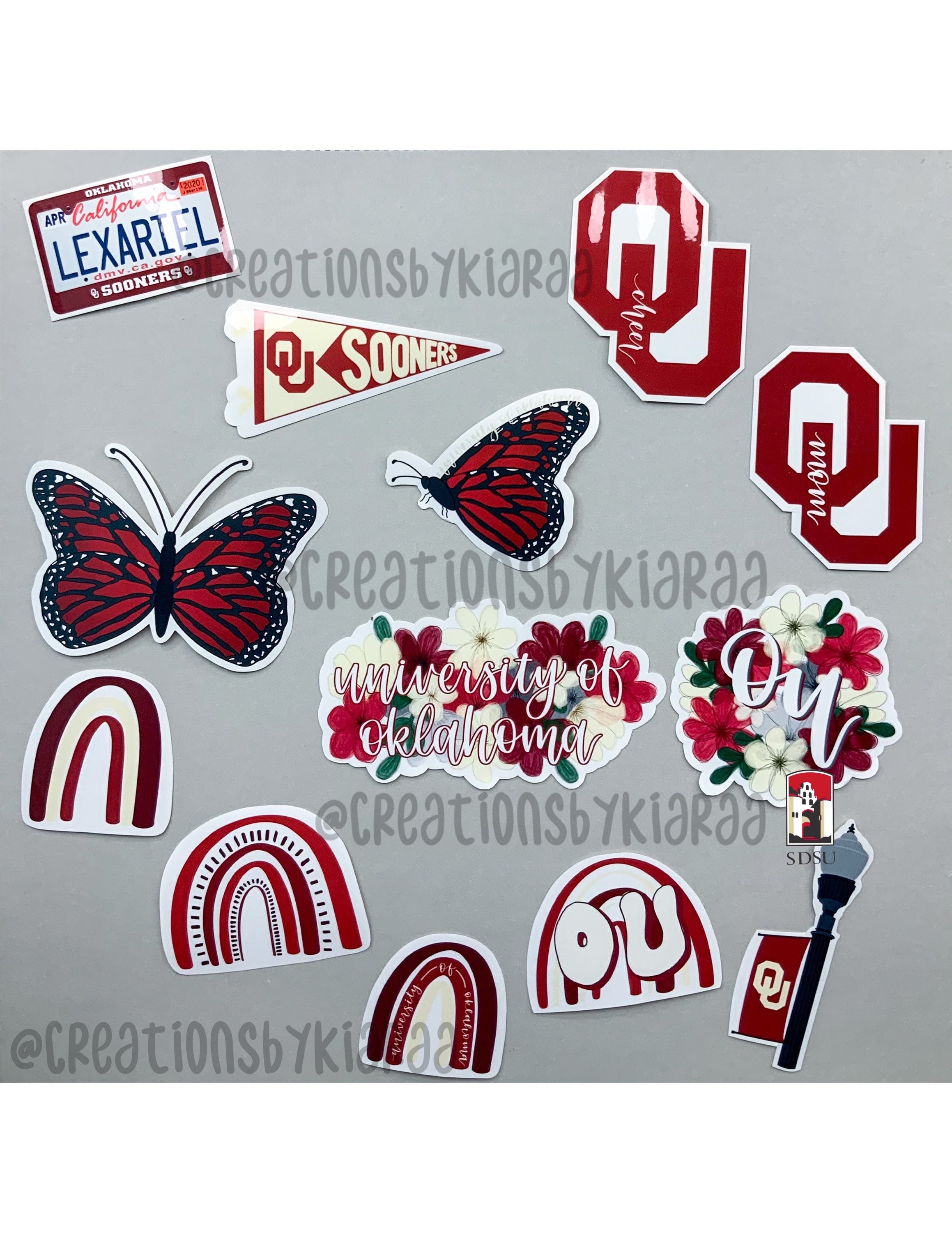 Personalized College Stickers: Custom Waterproof Stickers for Students ...