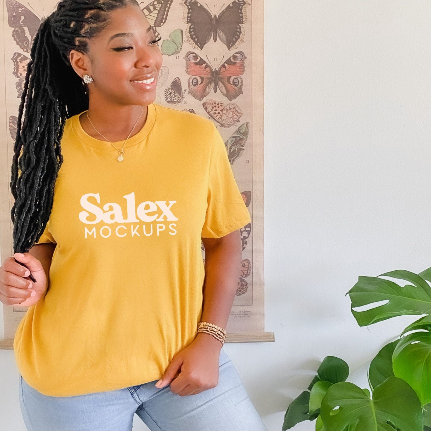 Black Model Mockup Bella Canvas Mockup Bella Canvas 3001