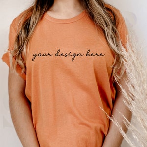 Download Tshirt Mockup Mockup Shirt Orange T Shirt Mockup Mockup Etsy