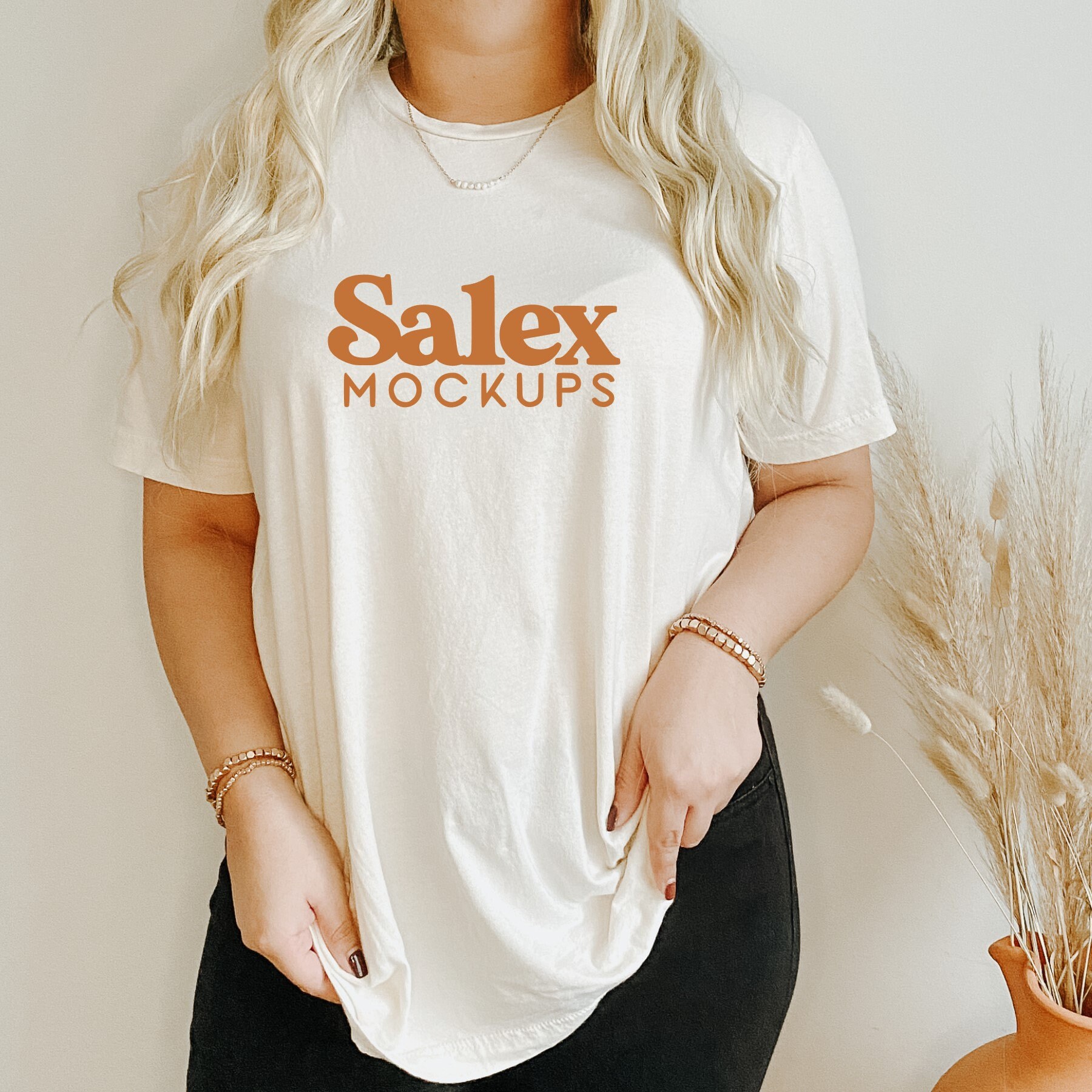 Bella Canvas Model Mockup Bella Canvas Mockup 3001 Natural Etsy