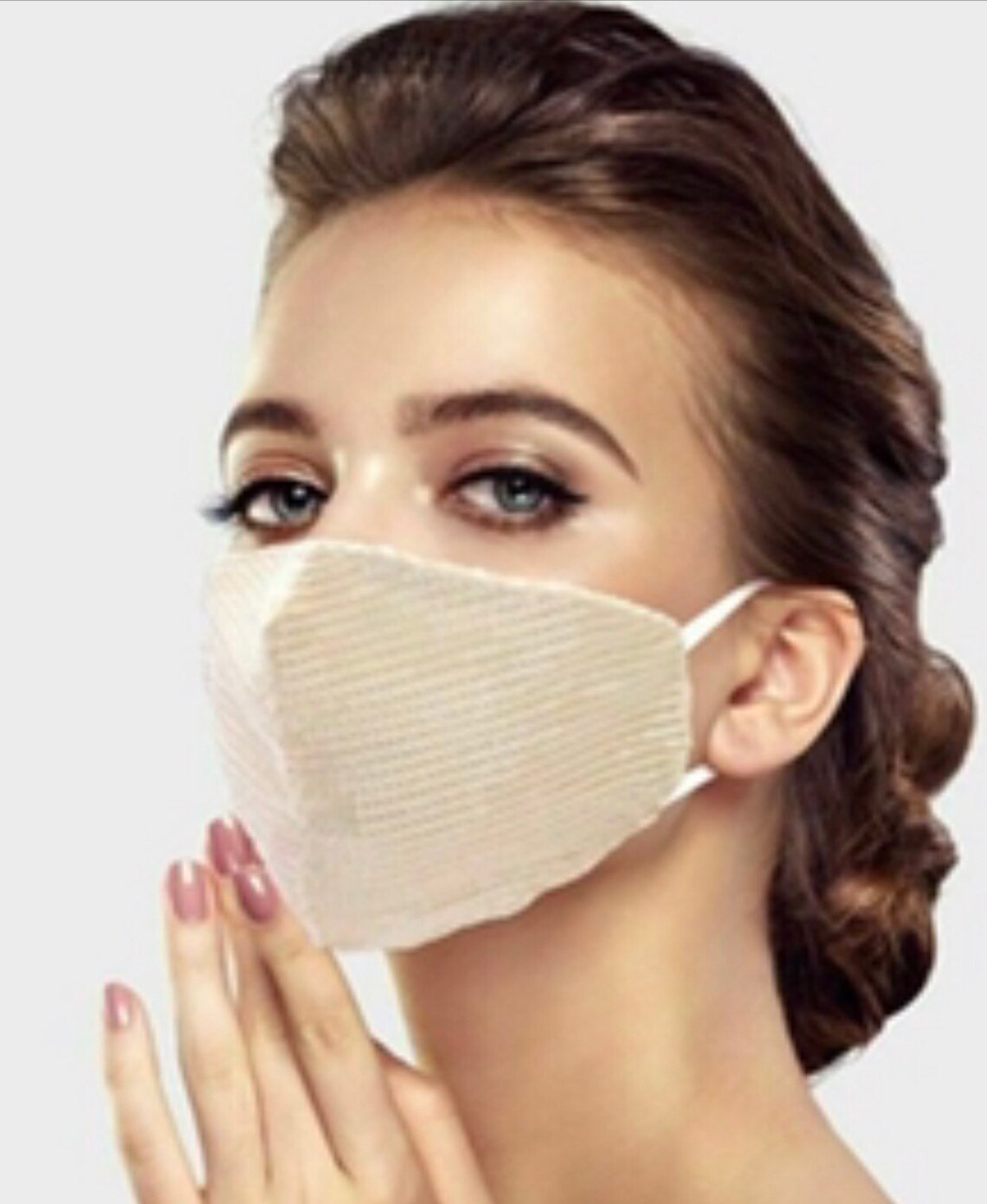 Cream Colored Face Mask Cream Colored Dressy Mask Cream Etsy