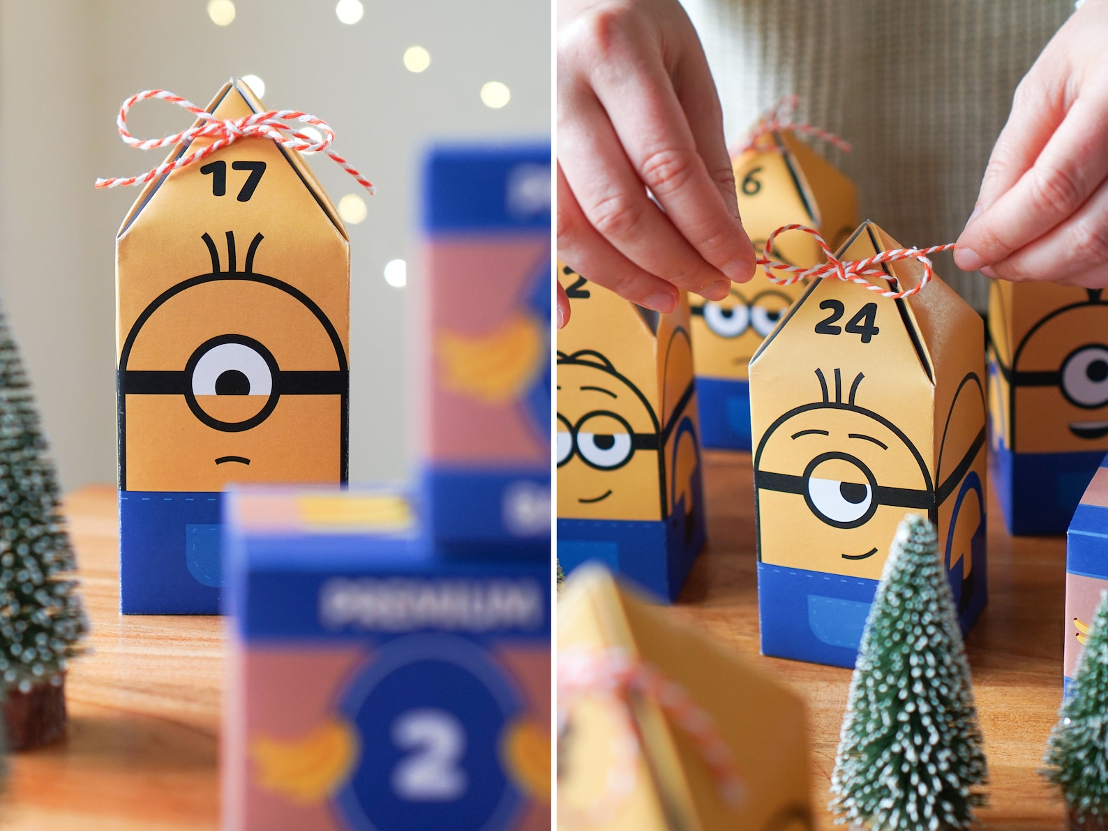 Advent Calendar minions to Print Cut Out & Fill Etsy UK