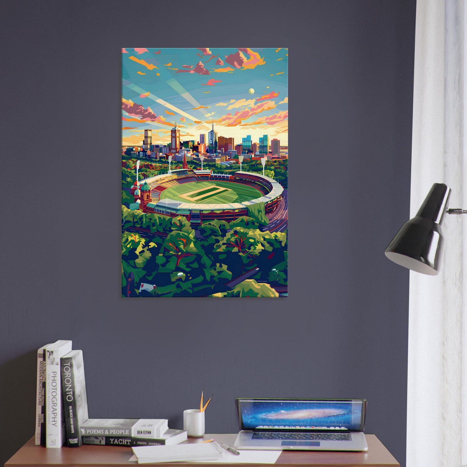 Melbourne Cricket Ground, MCG, Melbourne, Australia Digital Printable ...