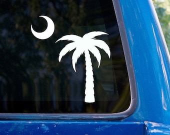 South Carolina Vlag vinyl sticker sticker sticker