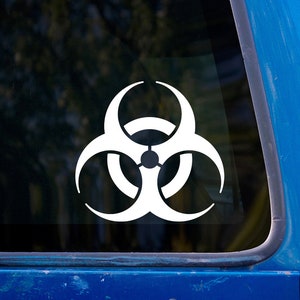 Biohazard Symbol Vinyl Aufkleber Aufkleber