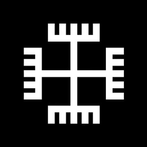 Hands of God Vinyl Sticker - svarog slavic symbol