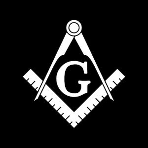 Freemason Symbol vinyl sticker decal