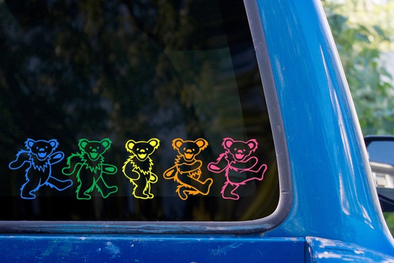 Grateful Dead dancing bear Vynil Car Sticker Decal Select Size
