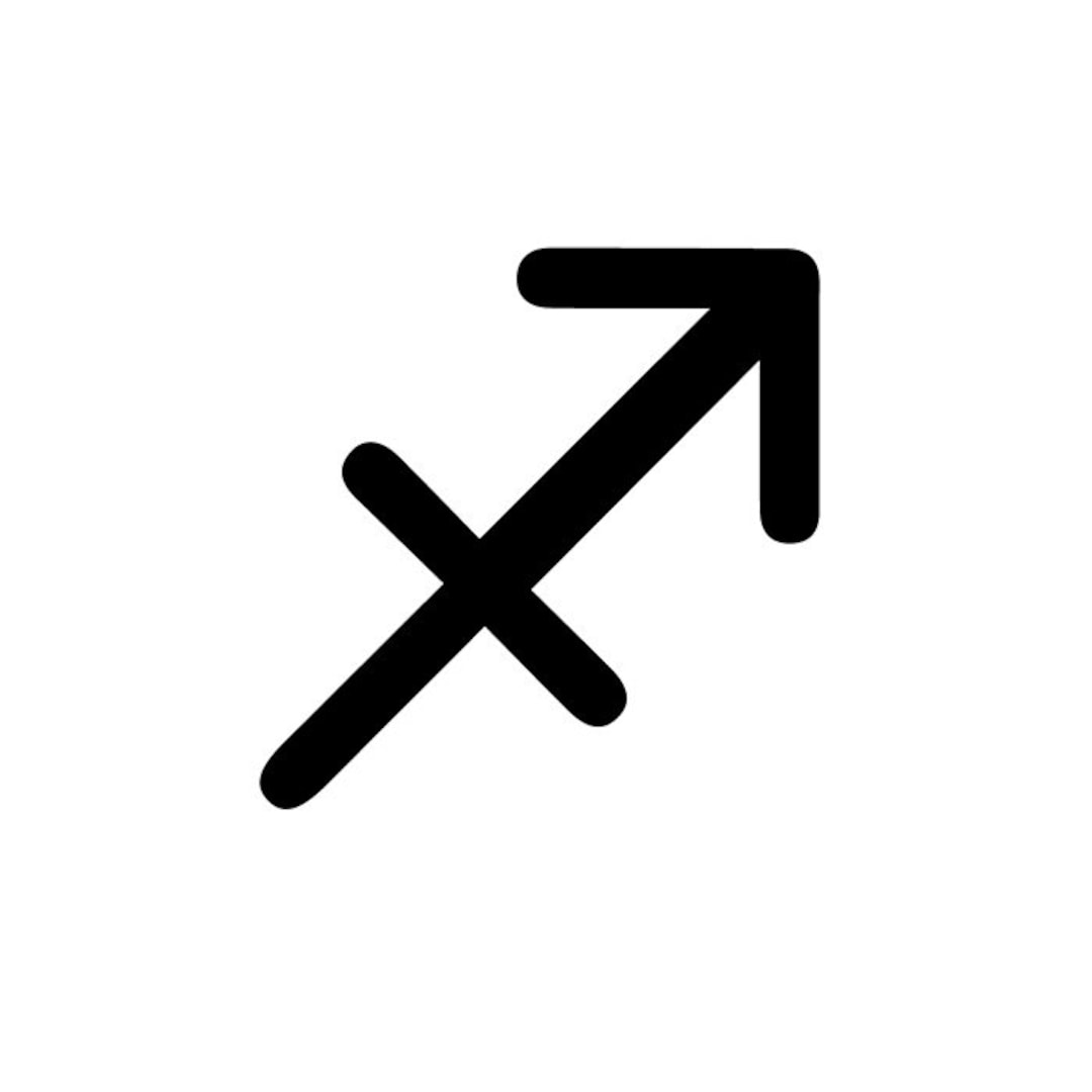 Sagittarius Zodiac Symbol Decal - Etsy