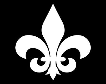 Fleur De Lis vinyl sticker decal