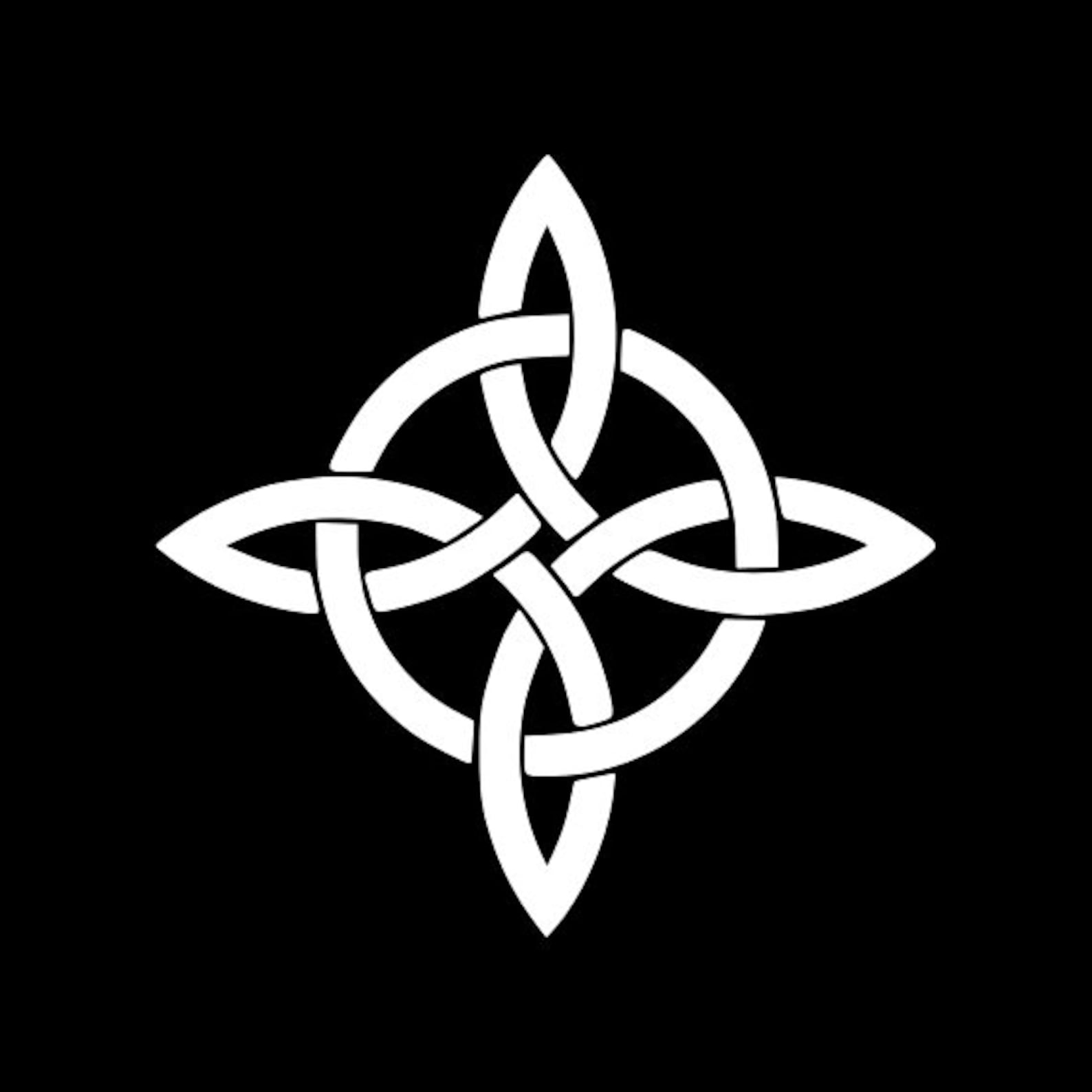 Witches Knot Vinyl Sticker Decal wiccan symbol Etsy