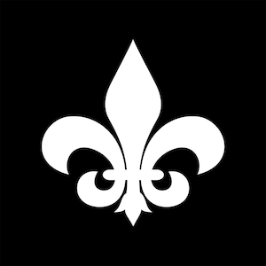 Fleur De Lis vinyl sticker decal