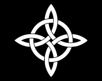 Witches Knot Vinyl Sticker Decal - wiccan symbol