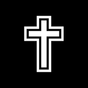 Cross Religious Decal
