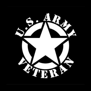 Sticker veteraan Amerikaanse leger