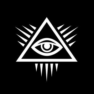 Auge Gottes Vinyl Aufkleber