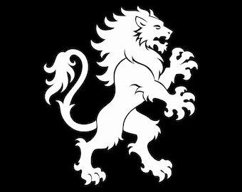 Schottland Flagge Aufkleber - Lion Rampant | 7,5 Cm Vinyl, 2 Stück | Wetterfest Für Auto & Fenster