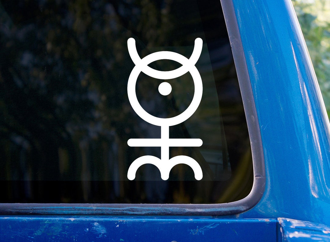 Dee's Glyph Vinyl Sticker Decal - Etsy