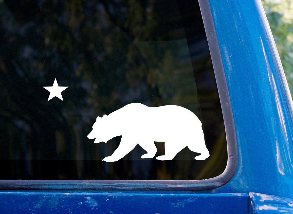 Autocollante Sticker Auto Moto Bandiera Codice Paese California