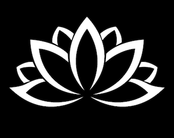 Lotus Flower vinyl sticker decal