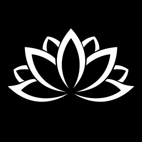 Lotus Flower vinyl sticker decal