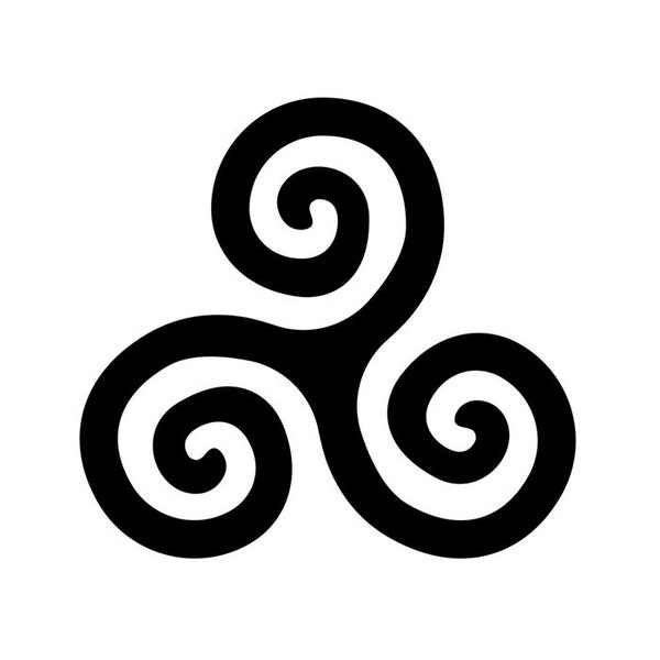 Triskelion, Celtic Spiral Decal